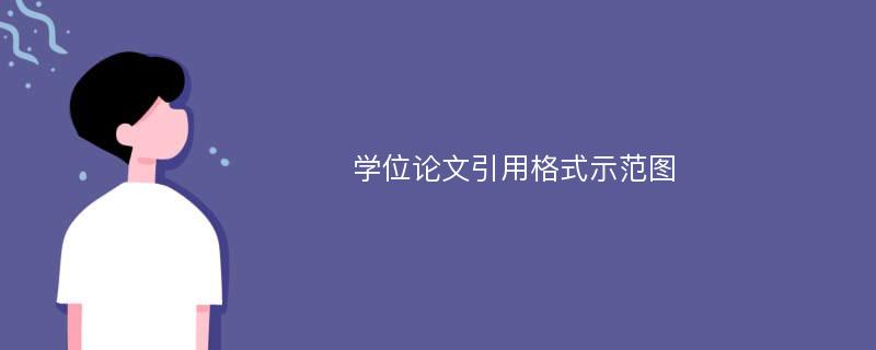 学位论文引用格式示范图